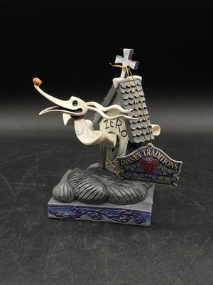 Disney Showcase Jim Shore ''Floating Friend'' Zero Nightmare Before Christmas NWT