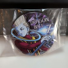 Dragon Ball Z Whis Badge 6cm Unopened in Package