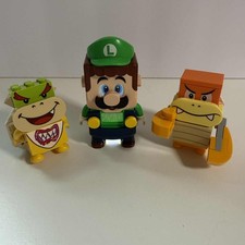 LEGO Luigi Interactive Talking Figure ,Boom Boom and Bowser Jr Minifures