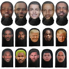 Cosplay Headwear Hiphop Fashion Balaclava 3d Printed Mask Elastic Mesh Full Face