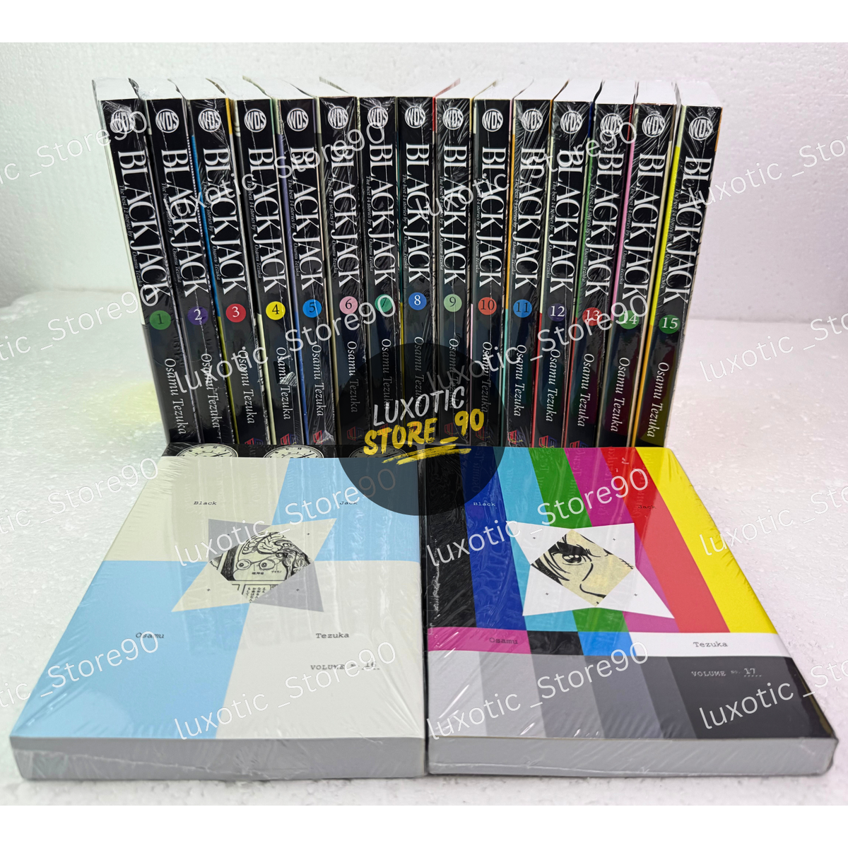 Black Jack Manga Volume 1-17 (End) Complete Set English Edition By