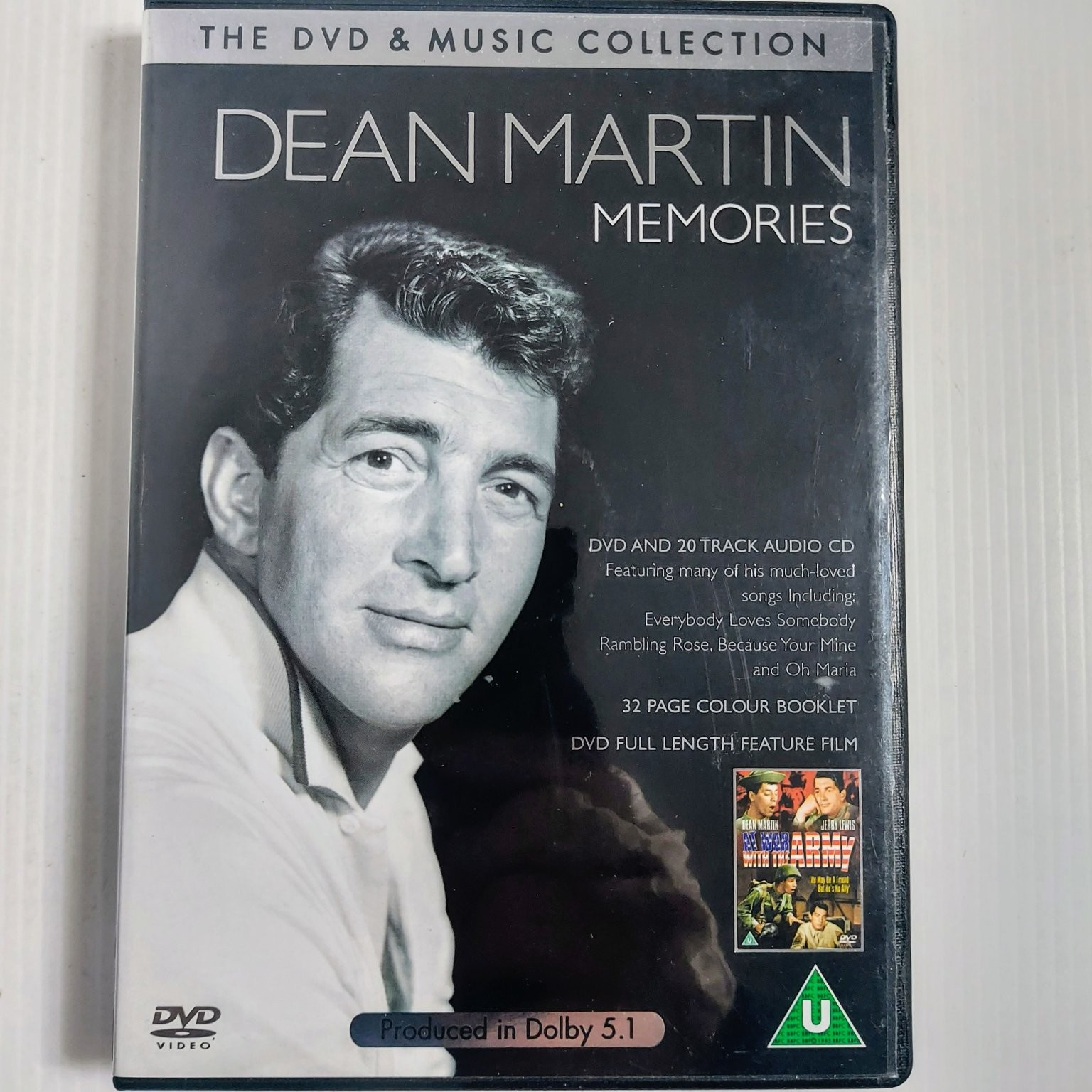 Dean Martin Memories DVD 2004 The DVD & Music Collection Jerry Lewis At War With