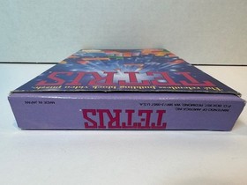 Tetris NES (Nintendo 1989) CAJA EN CAJA MANUAL JUEGO P&Oacute;STER INSERTAR FUNDA PROTECTORA
