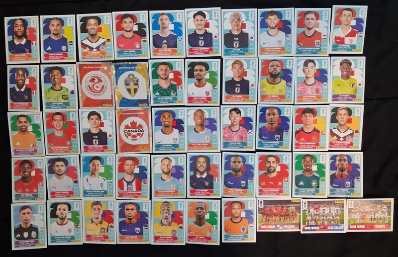 50 Sticker Lot 2026 FIFA World Cup Junya Ito,Tanner Tessmann, Zion Suzuki & More
