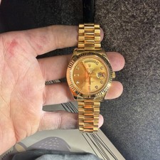 Rolex Day-Date II 218238 Yellow Gold Champagne Diamond Dial 4