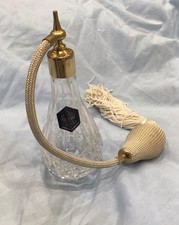 Vintage 70er Stuart Kristallglas Zerstäuber Parfüm Flakon sehr guter Zustand