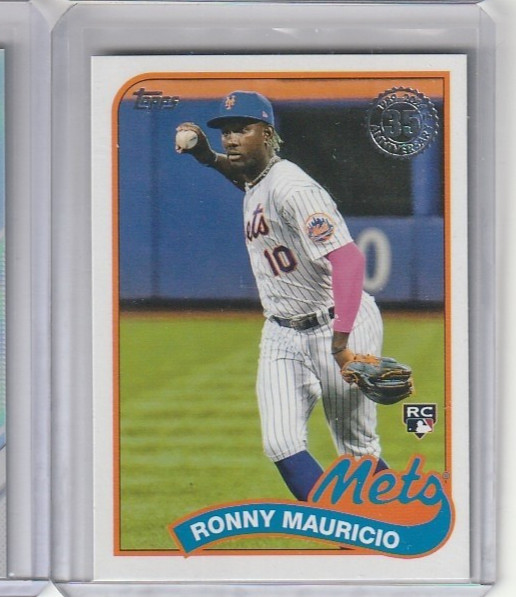 2024 Topps Series 1 Ronny Mauricio 1989 RC Insert New York Mets 89B-93