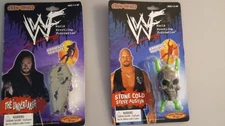 Vintage 1998 WWF Grow-Things Action Figures -Stone Cold/The Undertaker