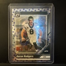 2024 Panini Donruss Optic Aaron Rodgers #152 Blue Stars Prizm
