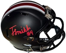 Jeremiah Smith signed Ohio State Buckeyes Riddell Speed Mini Helmet 4- Primetime