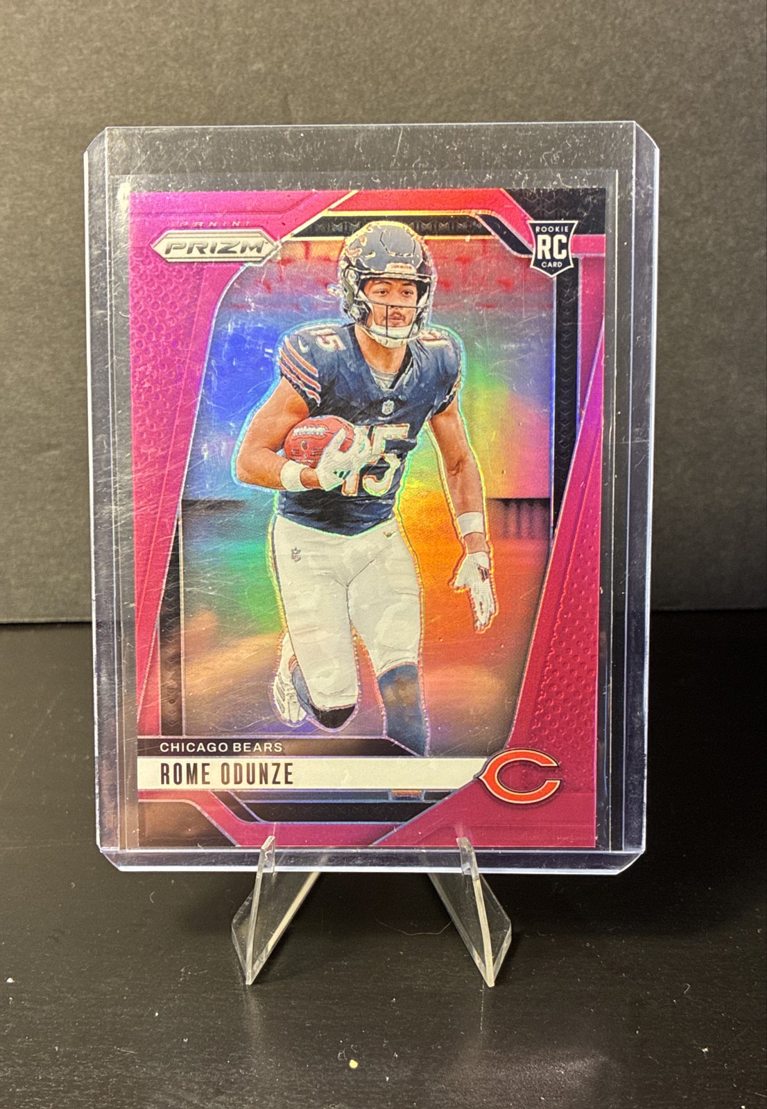 2024 Panini Prizm - Rookies Rome Odunze #385 Pink Prizm (RC)