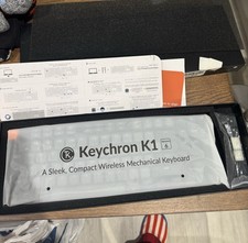 Keychron K1 V6 RGB Ultra-Slim Wireless Mechanical Keyboard Banana Switches