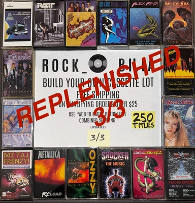 #ad #ad $1 and UP 80s 90s METAL Buy $25 get free shipping CASSETTE TAPES BUILD YOUR LOT $15.00