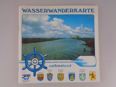 Wasserwanderkarte Ostfriesland Emden Leer Aurich Wittmund Friesland ... (8815)