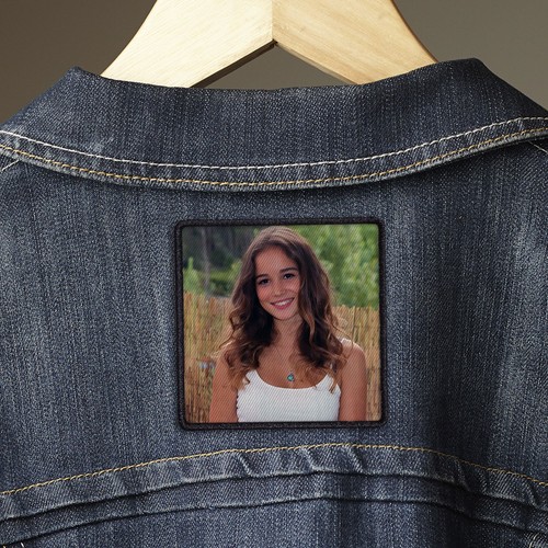 Parche Alba Baptista coser/planchar con borde bordado para sombreros - Imagen 8 de 10