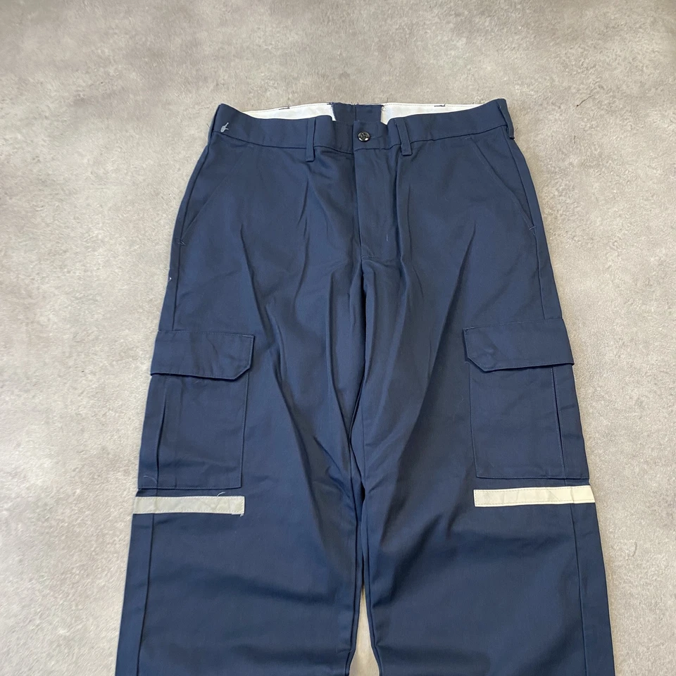 Pantalon cargo à capuche rouge pour hommes 34", pantalon de travail à jambes ... - Photo 4/4