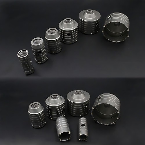 30mm-160mm CORE DRILL BIT SDS PLUS HEX TCT Masonry Brick Hole Cutter Drilling - Picture 2 of 9