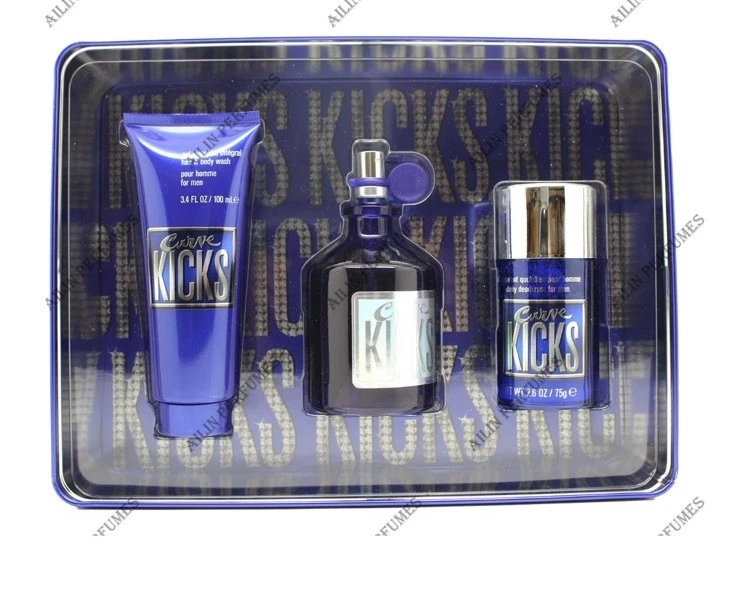 Juego CURVE KICKS de Liz Claiborne para hombre (4,2 oz col + 3,4 oz blanco y negro + desodorante de 2,6 oz)*** Foto 2 de 4