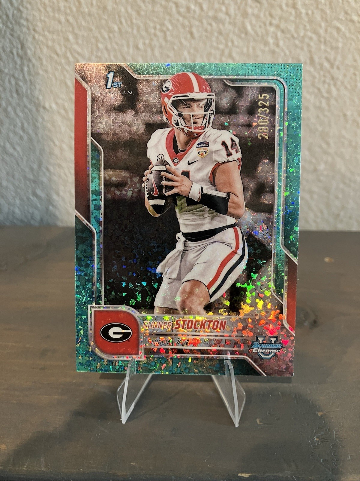 2025 Bowman U Chrome - Gunner Stockton Aqua Mini Diamond Refractor /325 #131 RC