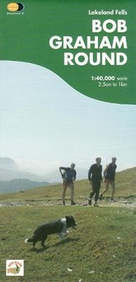 Bob Graham Round: Lakeland Fells by Harvey Map Services Ltd. Folded Book