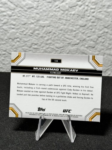 Réfracteur à prisme base UFC chromé 2024 Topps 1 - 200 - COMPLÉTEZ VOTRE SET - PYC - Photo 183/237