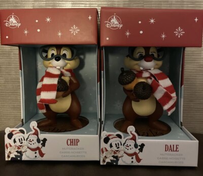 Disney Parks 2021 Holiday Christmas Chip & Dale Nutcracker Set In