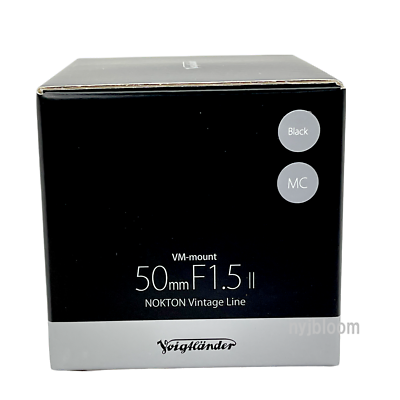 NEW Voigtlander NOKTON Vintage Line 50mm F1.5 II Black MC Multi