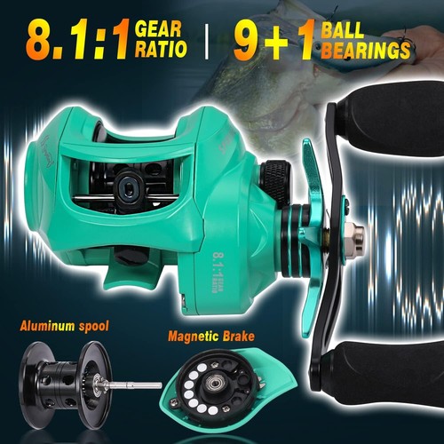 Durable and Portable 5.6' Fishing Rod and Reel Combo - Perfect Gift for Anglers - Picture 8 of 9