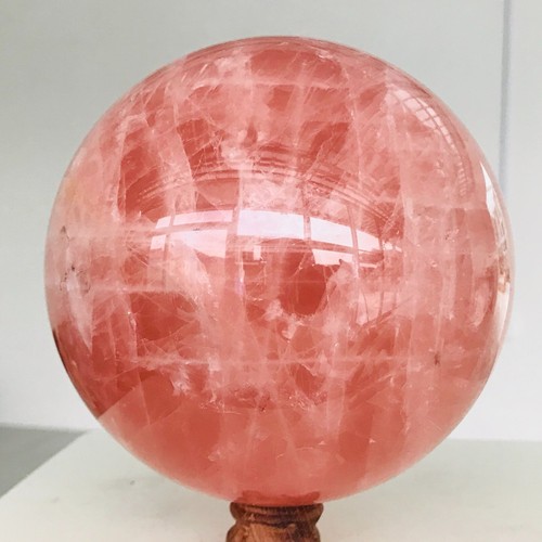 3815g Natural Pink Rose Quartz Crystal Sphere Mineral specimen Healing AH105 - Picture 7 of 15