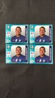 4X 2020 Panini UEFA Euro Tournament Edition Sticker  Kylian Mbappe France BLUE