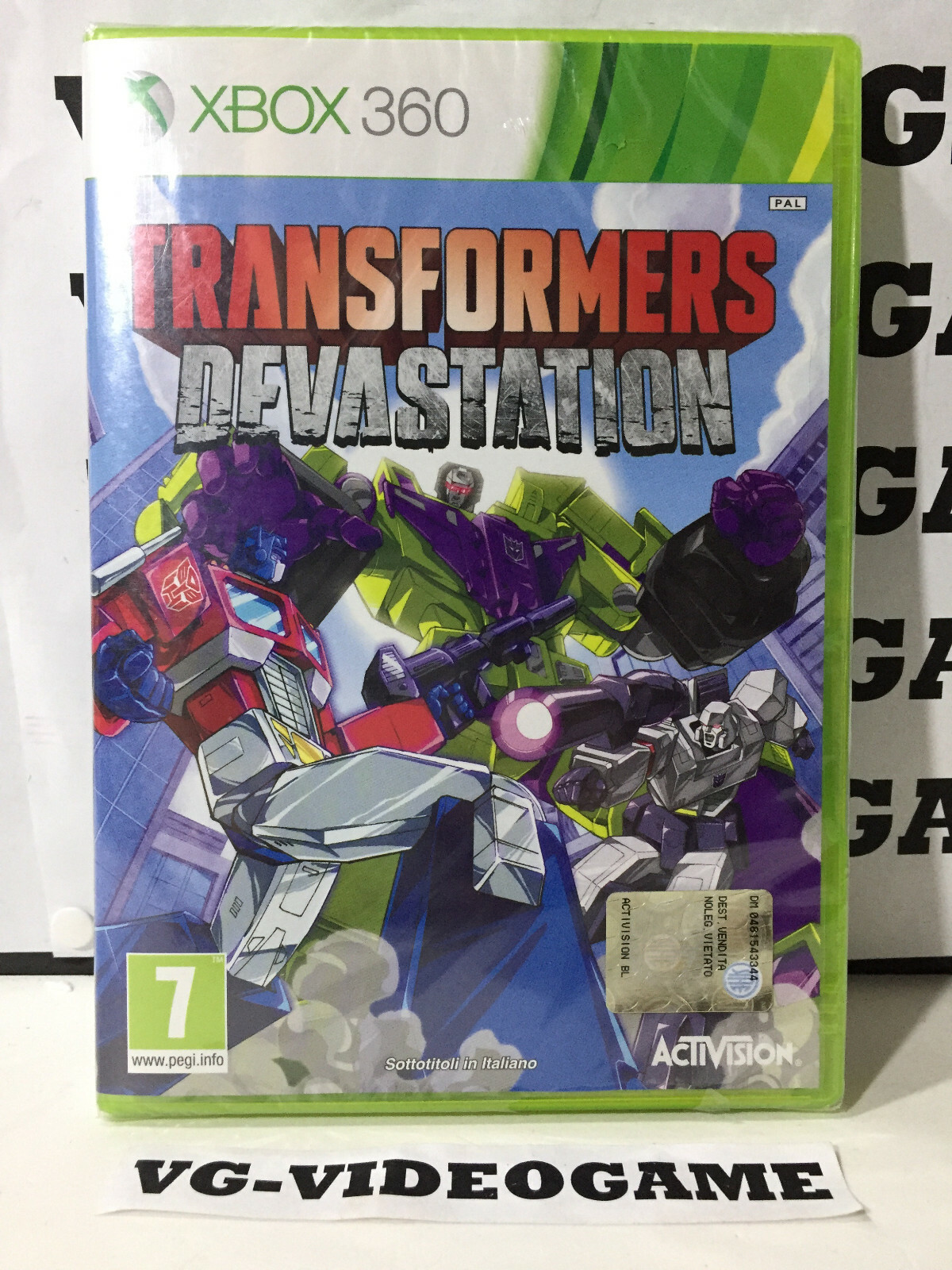 TRANSFORMERS DEVASTATION , XBOX 360 NUOVO