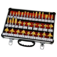 Router Bit Set - 35 Piece 1/2 Shank - Aluminium Case (Genuine Neilsen CT0550)