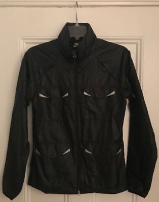 Authentic Nike Sportswear NSW running 65 black jacket small S 3M pockets