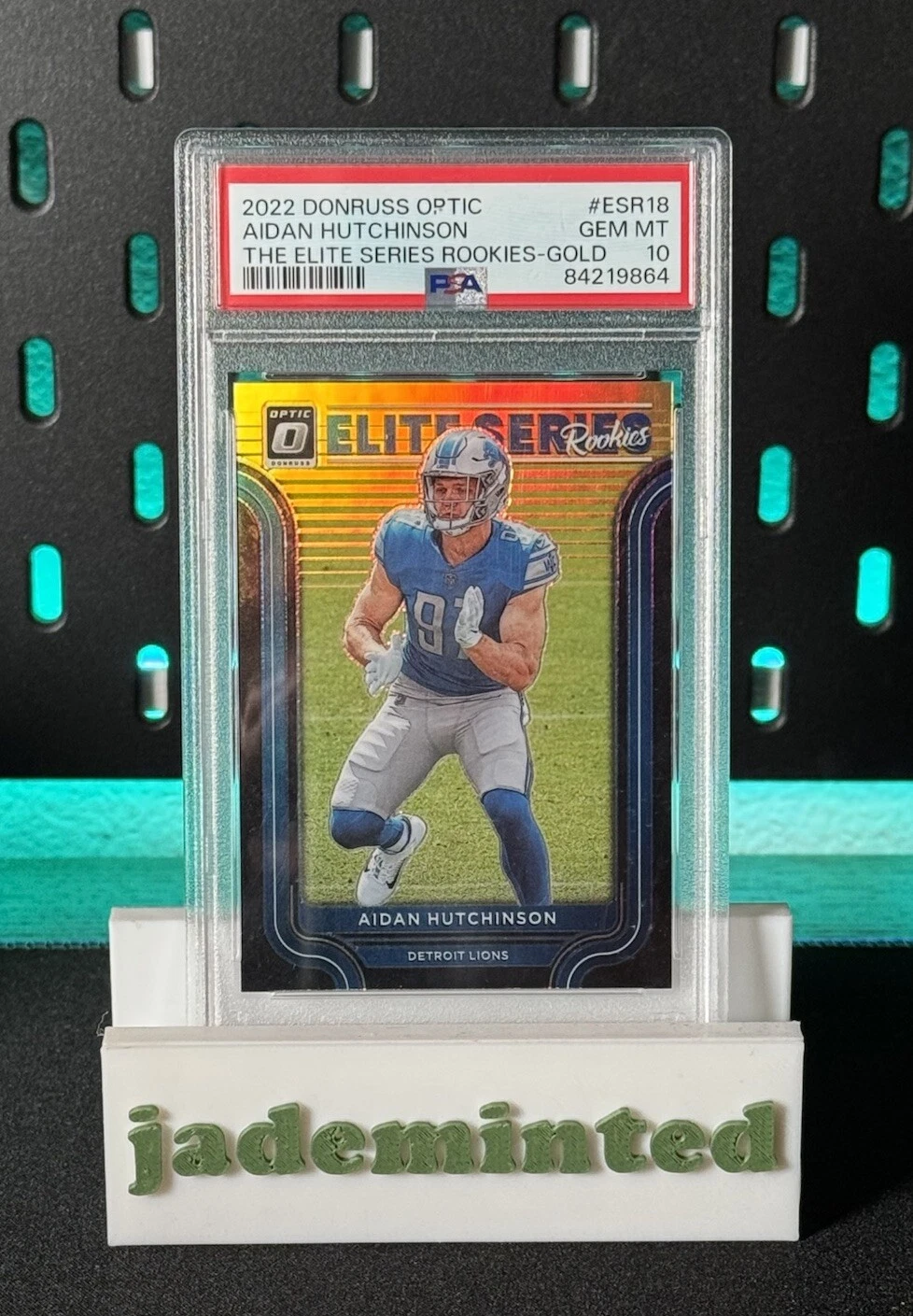Aidan Hutchinson Panini Donruss Optic the Elite Series Rookies #ESR18 Gold