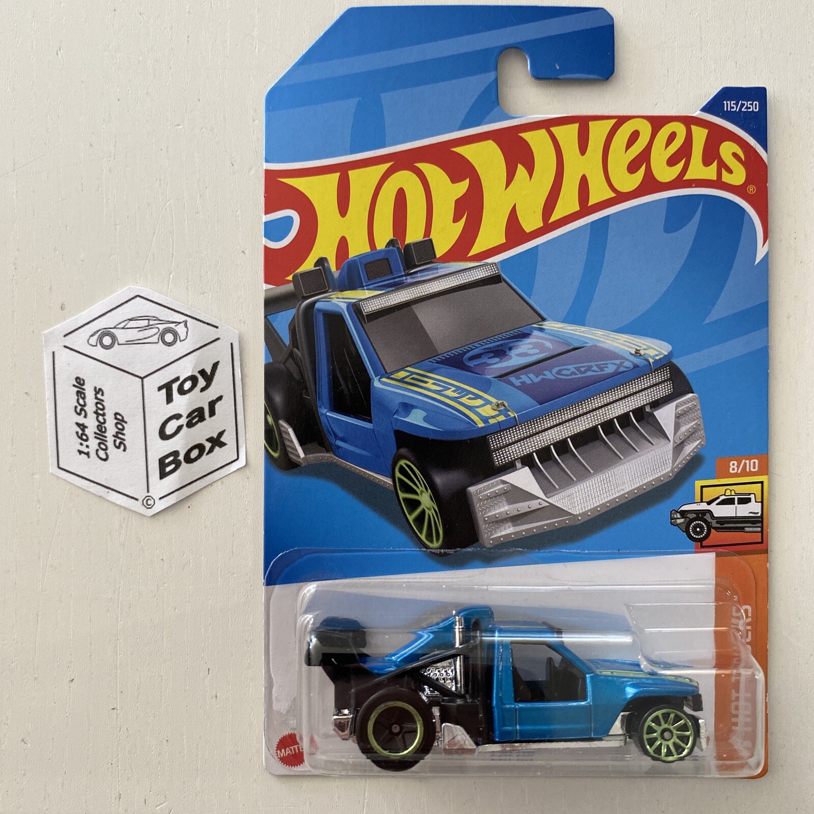 2022 HOT WHEELS #115 - Lolux (Blue #8 HW Hot Trucks - Long Card) B00 | eBay