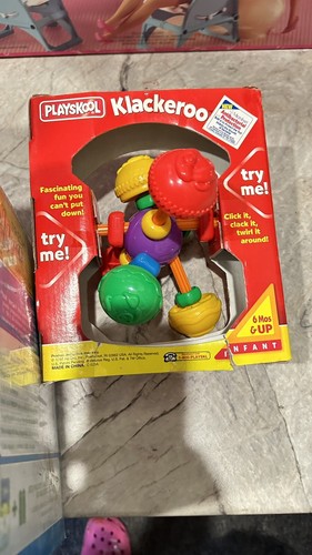 PLAYSKOOL KLACKEROO #1074 6 MESI -BAMBINO Giocattolo Apprendimento Sviluppo Neonato - Foto 6 di 6