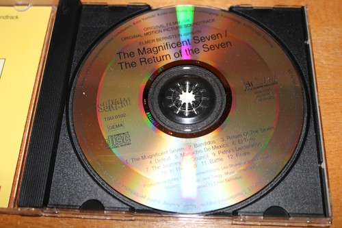 THE MAGNIFICENT SEVEN/RETURN OF THE SEVEN Soundtrack CD SCORE Elmer Bernstein OG - Picture 2 of 3