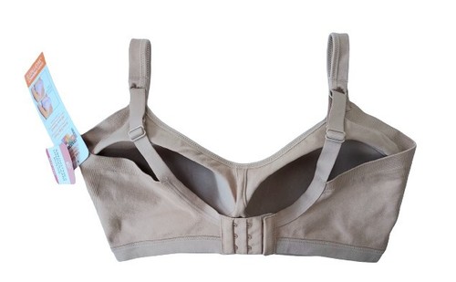 Warners Simply Perfect Beige Nude Tan Wireless Bra RM3911A Large NEW NWT - Picture 6 of 12