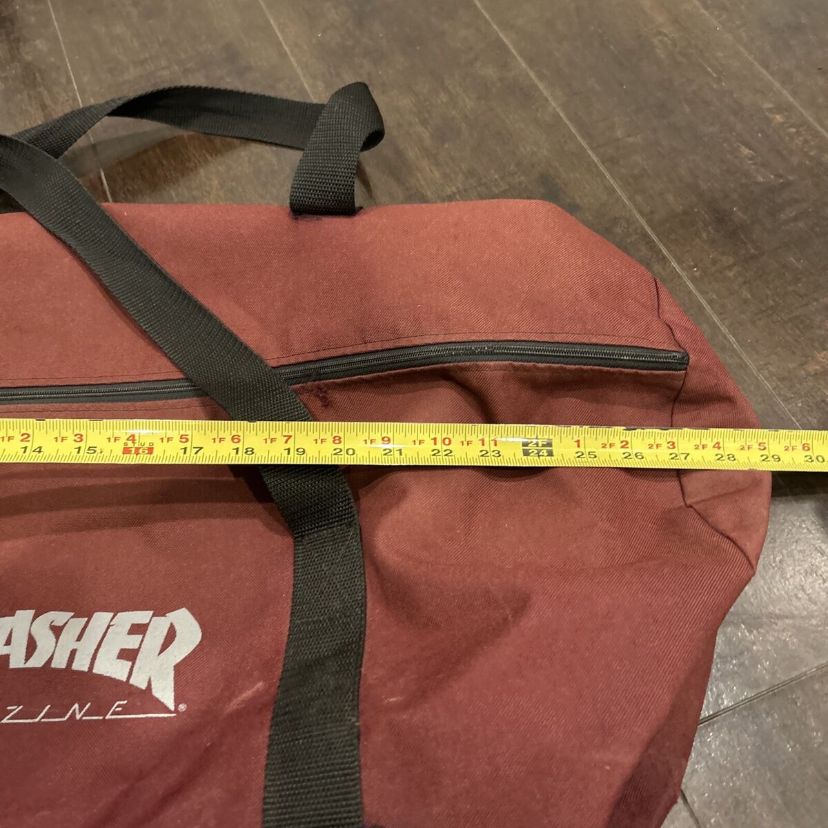 Thrasher Magazine Duffle Bag Old Vintage Skateboard San Thrasher Magazine Duffle Bag Old Vintage Skateboard San