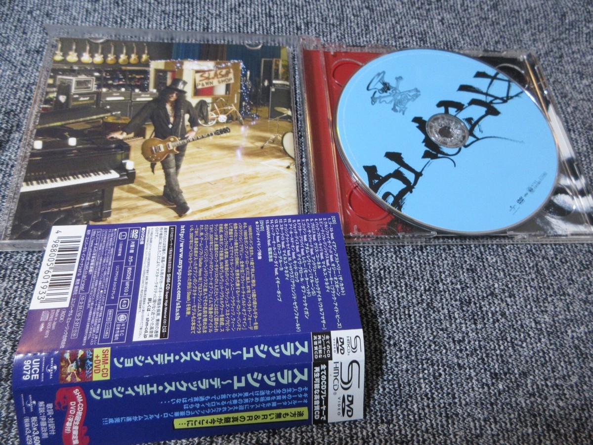 SLASH , guns n roses / deluxe edit / JAPAN LTD CD&DVD OBI bonus