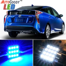 11 x Premium Blue LED Lights Interior Package Kit for Toyota Prius 04-19 + Tool