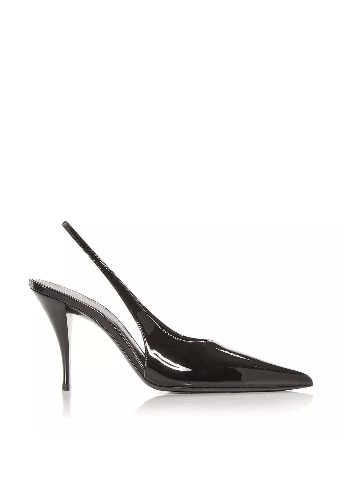 Pompa Slingback Saint Laurent Viper con punta a punta taglia 38 5 valore $995