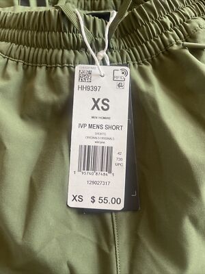 ADIDAS & IVY PARK mens Short Sz XS Green New With Tags. Authentic
