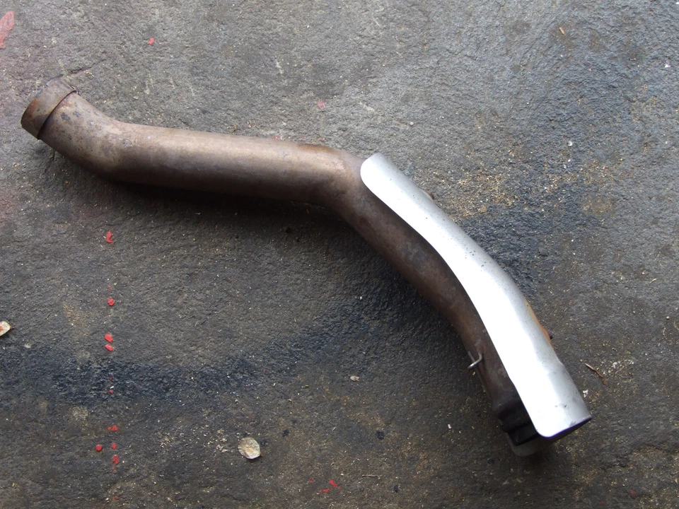 Ducati 1000DS 1100DS multistrada rear tail exhaust link pipe tube + heat shield - Image 2 of 2