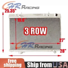 For Nissan Elgrand E51 3.5L VQ35DE AT Aluminum Radiator 2002-2010 2009 2008 2007