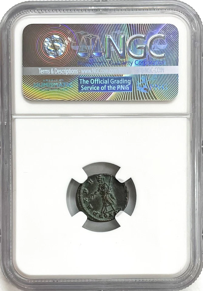 324 - 328/30 AD ANCIENT ROME (SAINT) HELENA BRONZE BI-NUMMUS NGC AU - Image 2 of 2