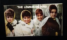 The Lennon Sisters Elizabeth Taylor Mia Farrow VINTAGE THAI ONLY 1 COLOR PAGE