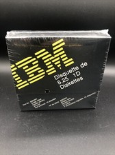 IBM 5.25 Diskette 1D Single Sided double density 40 track 10 Pk Sealed Box NOS