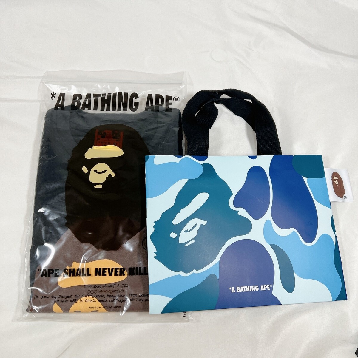A BATHING APE T-Shirts NEW Black XL 1180-110-002 Shinjuku
