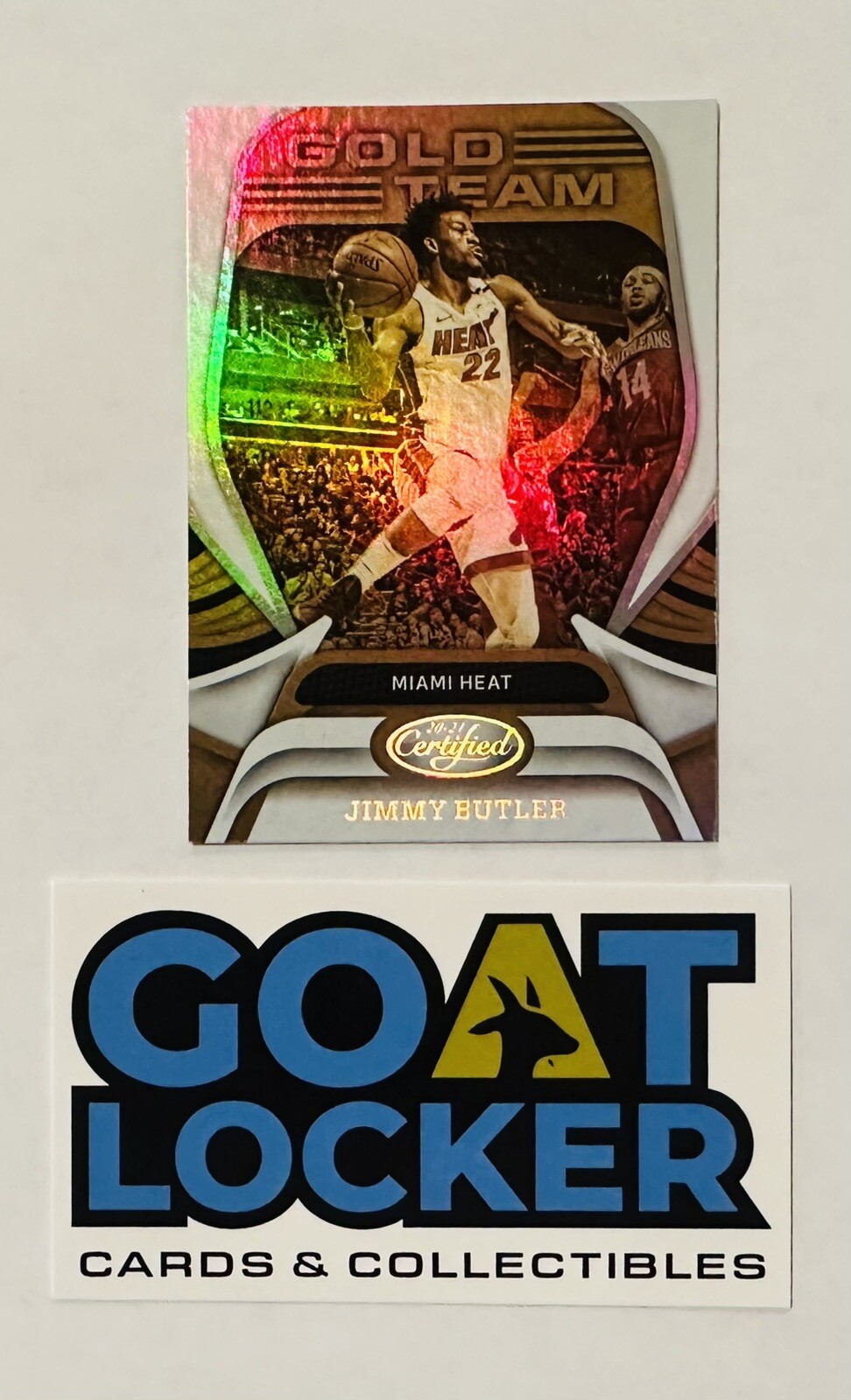 2020-21 Panini Certified JIMMY BUTLER Gold Team INSERT No. 6 Heat | eBay